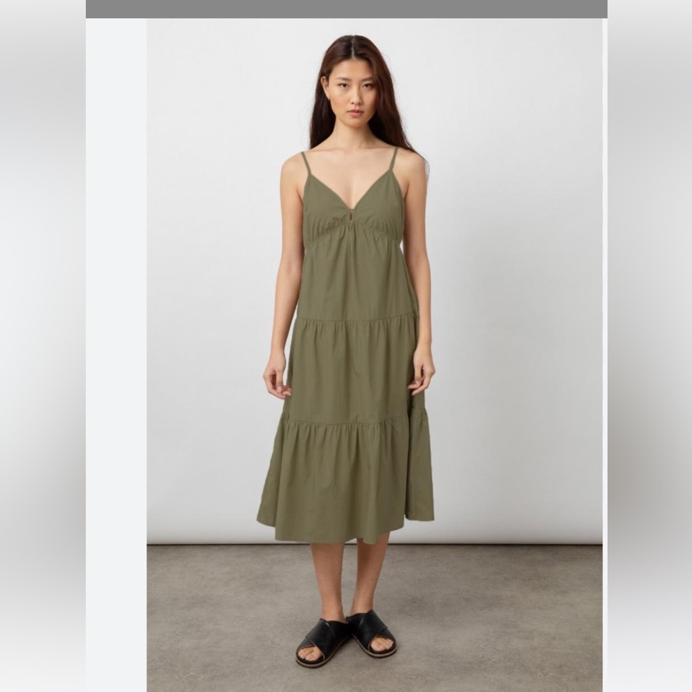 Rails Avril dress in moss. Excellent condition. Small.